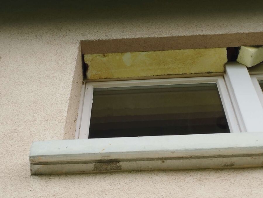 Bee nest at the house remove