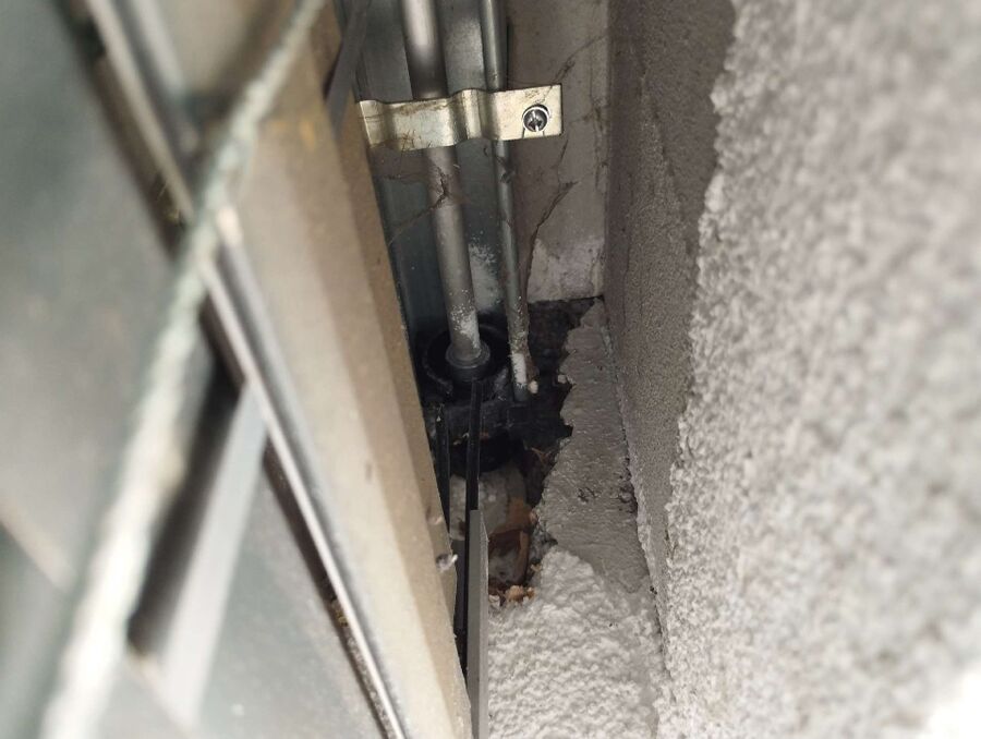 Bee nest at the house remove