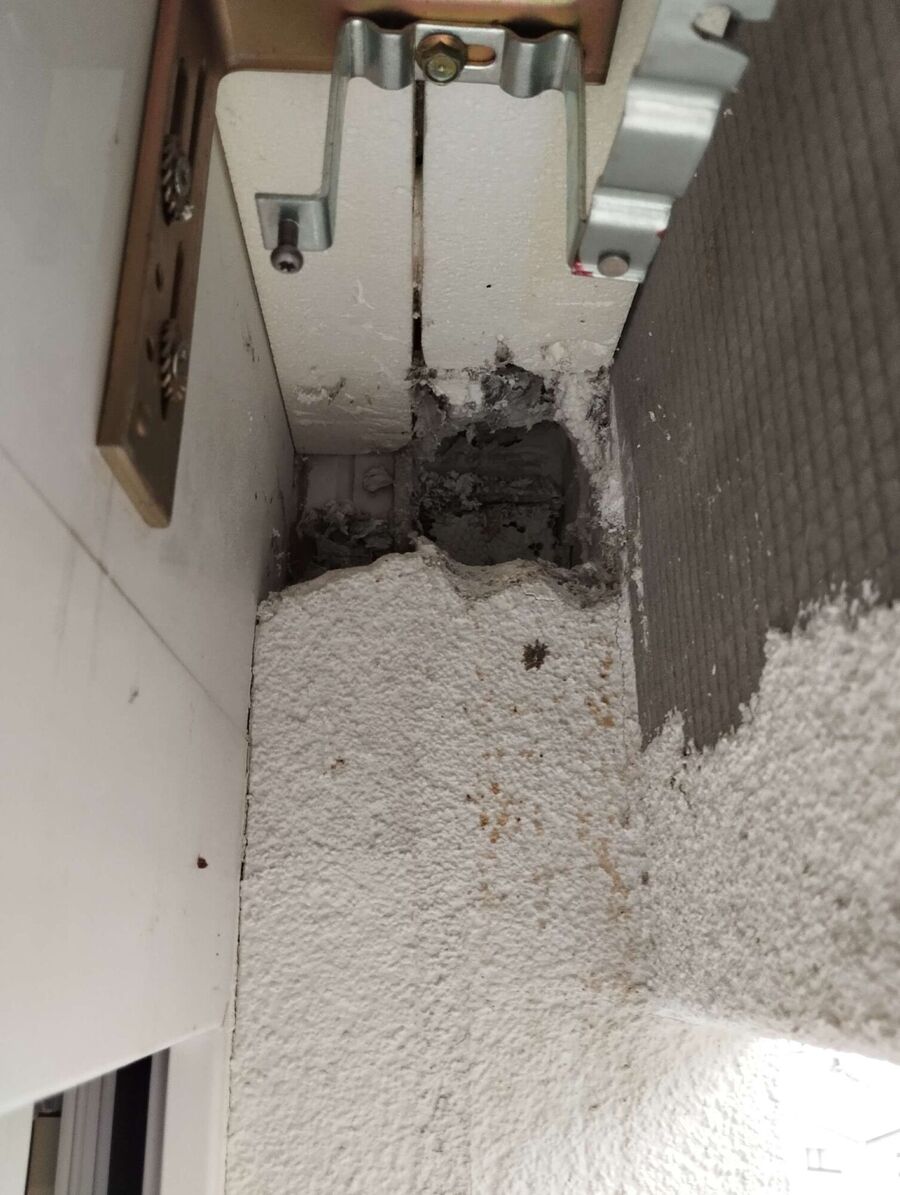 Bee nest at the house remove