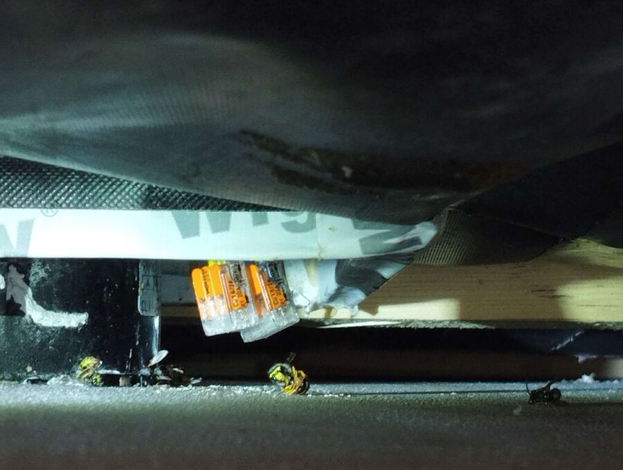 Bee nest at the house remove