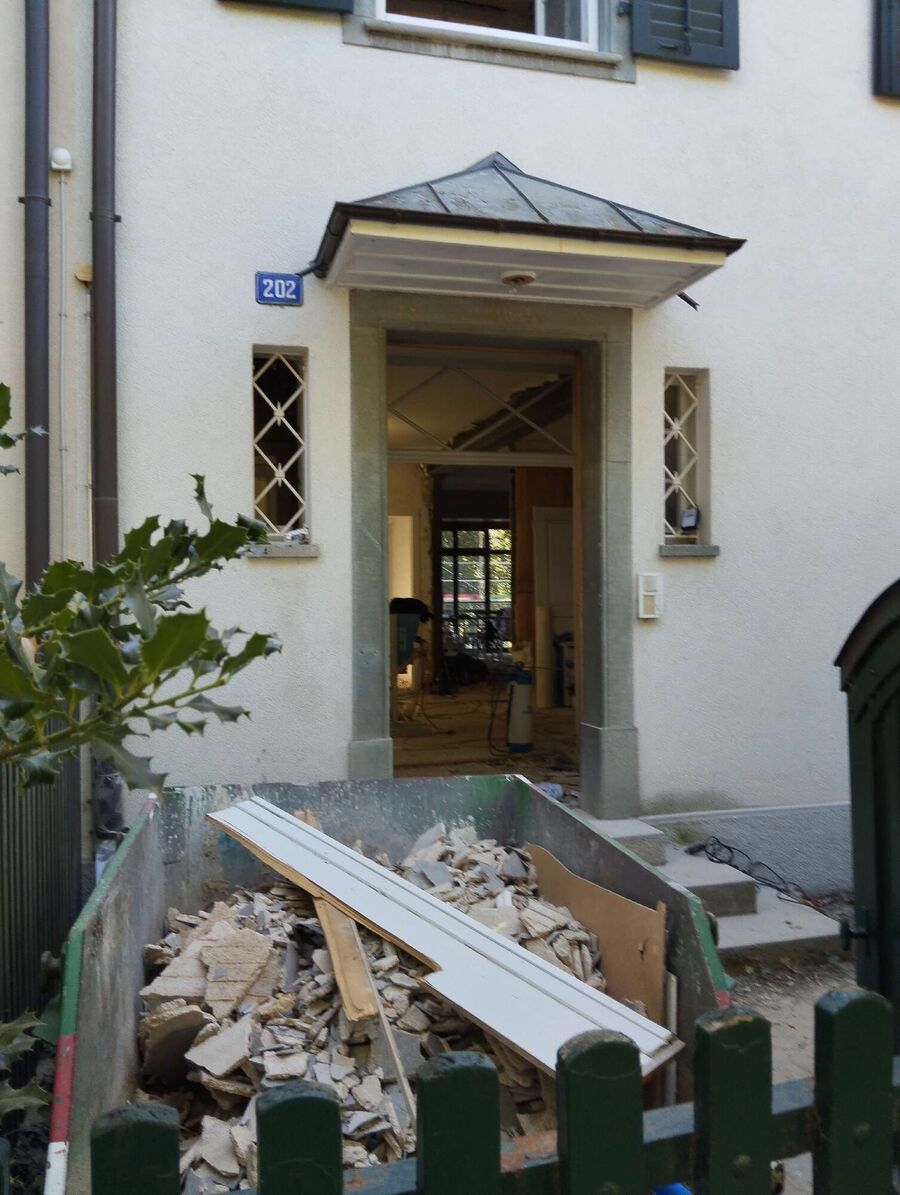 Bee nest at the house remove