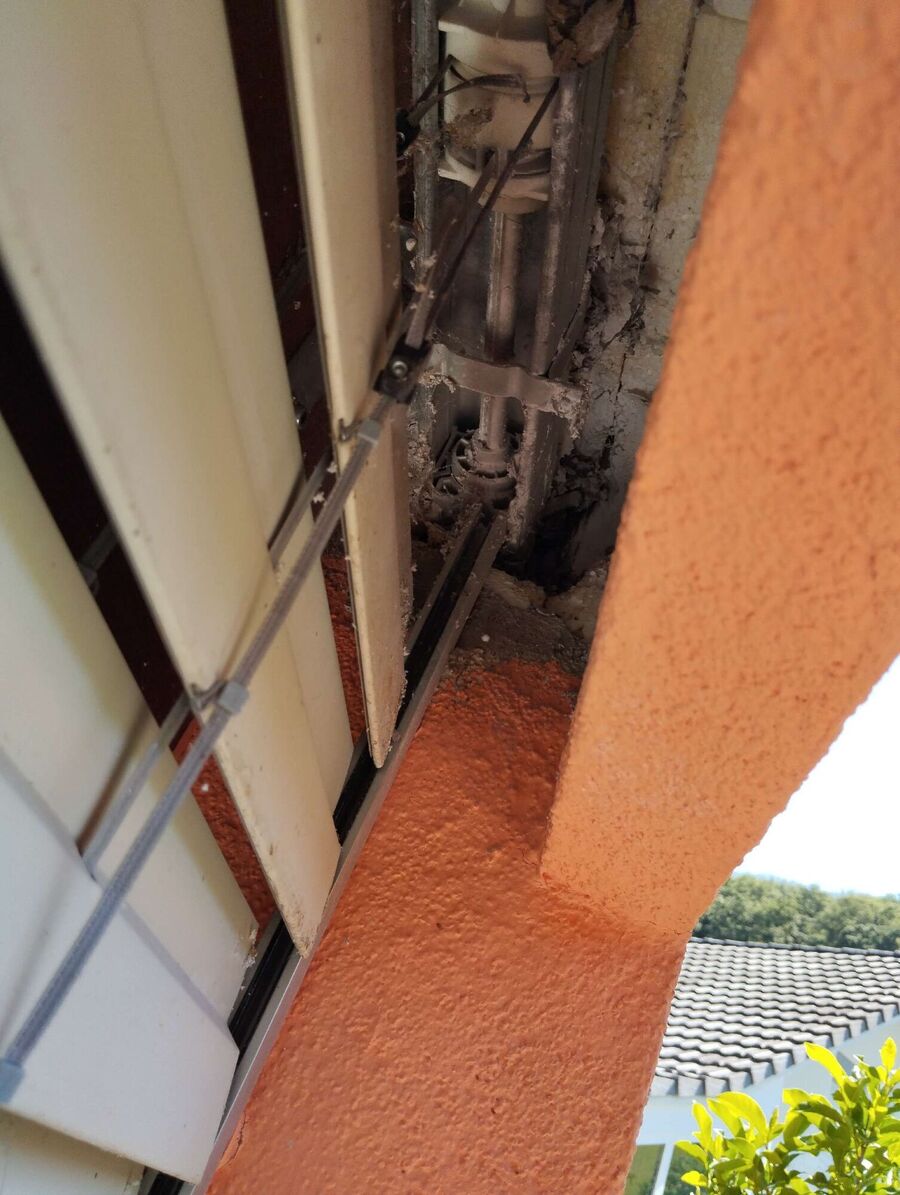 Bee nest at the house remove