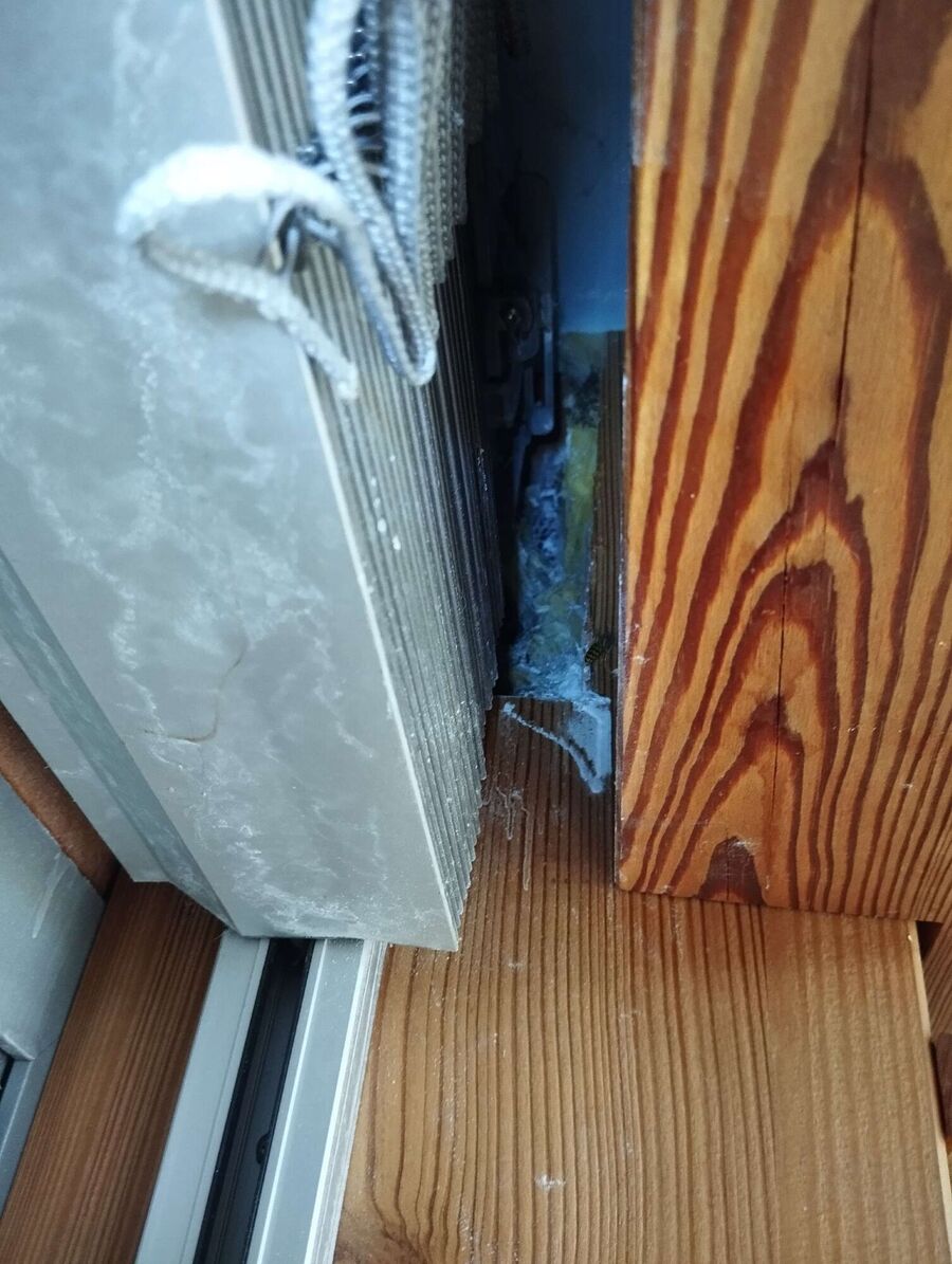 Bee nest at the house remove