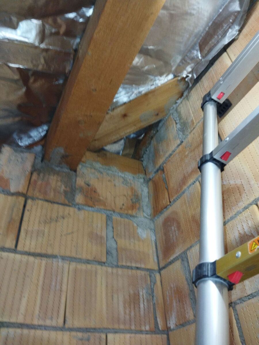 Bee nest at the house remove